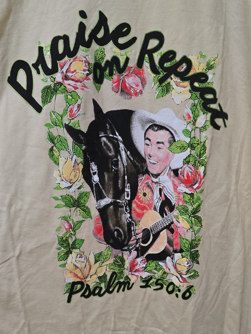 Rodeo Quincy Easter Praise On Repeat Short Sleeve Tee